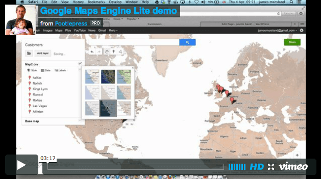 Google Maps Engine Lite