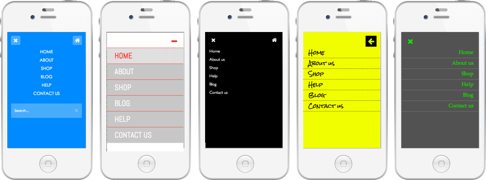 Make Mind-blowing Mobile Menus for WooThemes Canvas - new Canvas Extension 9