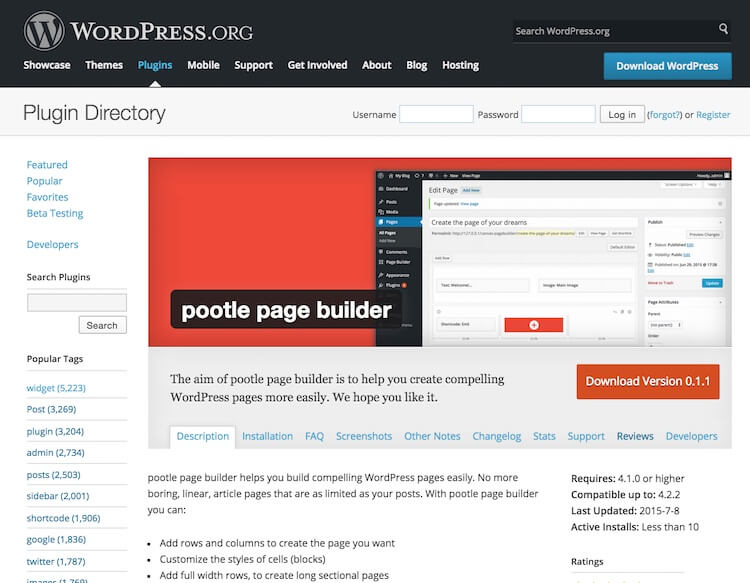 Try out (the all new) pootle page builder [in beta] 2