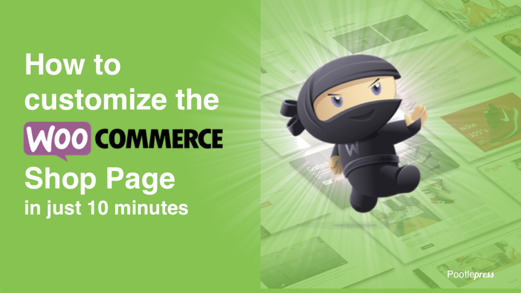 how to customize the woocommerce shop page