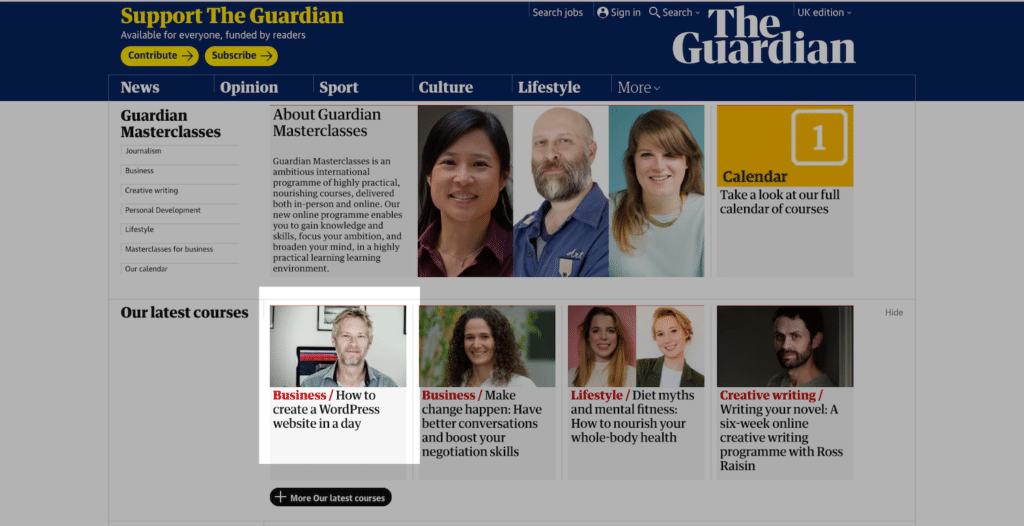 pootlepress and guardian masterclass