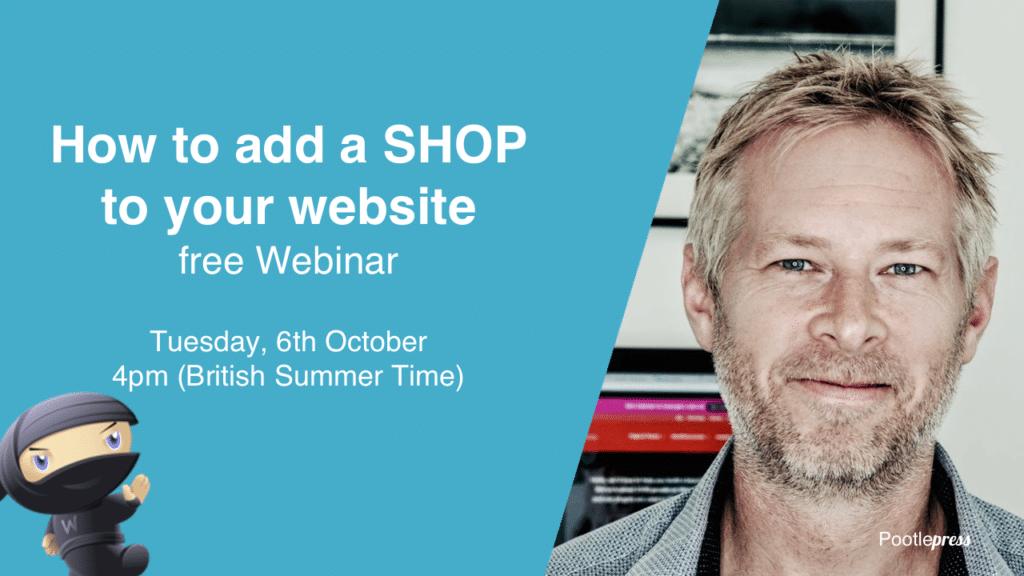how to add a shop to your website free webinar
