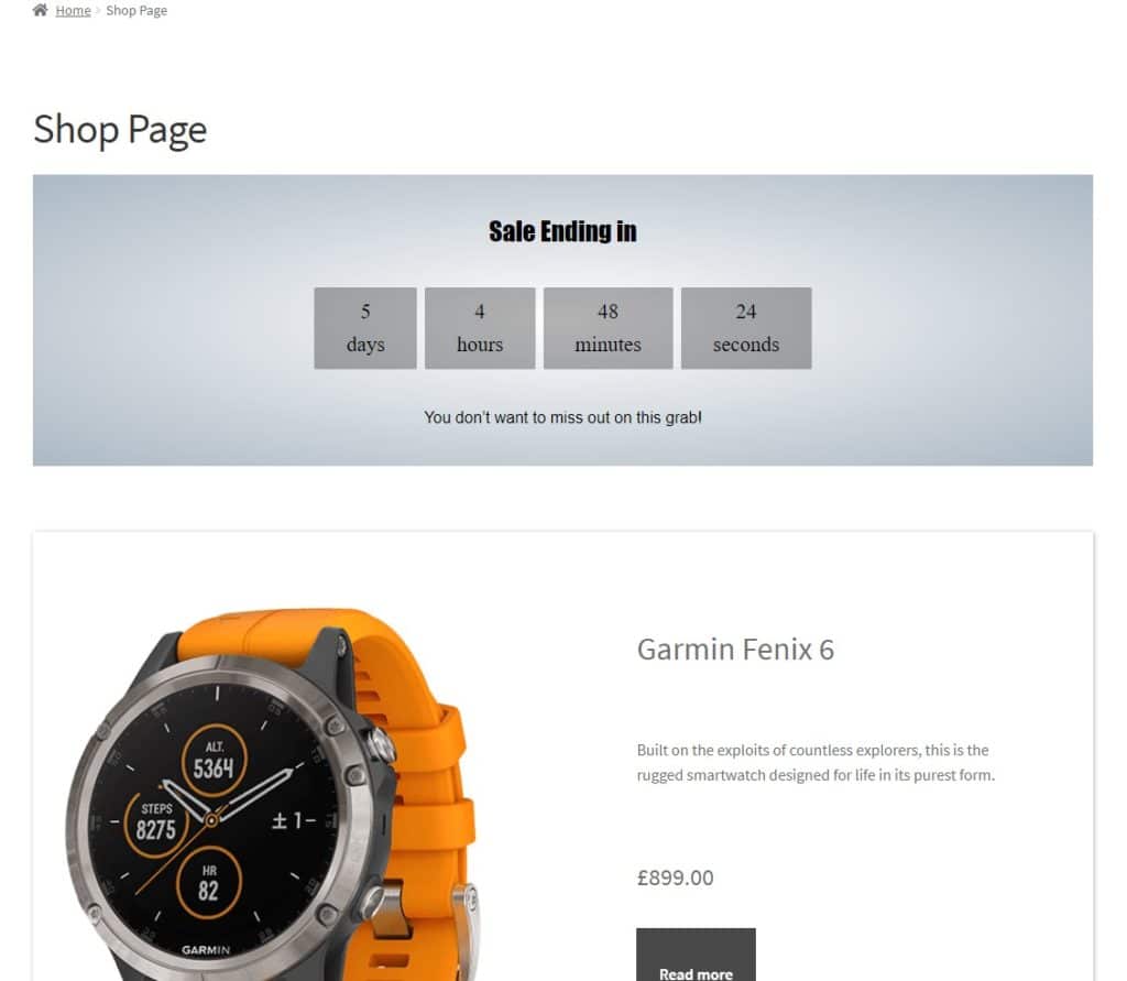 How to use a WooCommerce Sales Countdown Timer to create urgency and drive more sales 2