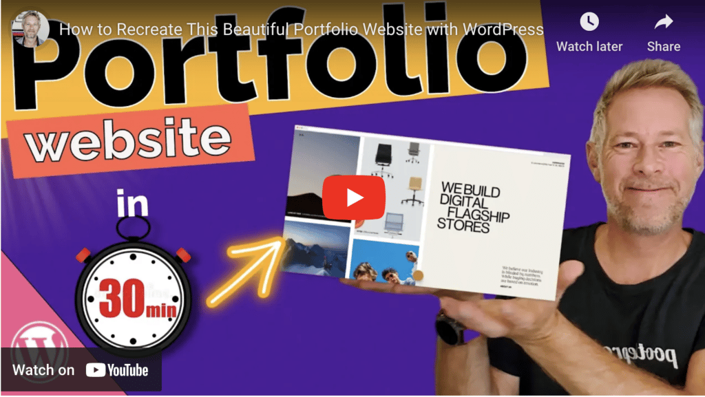 How to Recreate This Beautiful Portfolio Website with WordPress 1