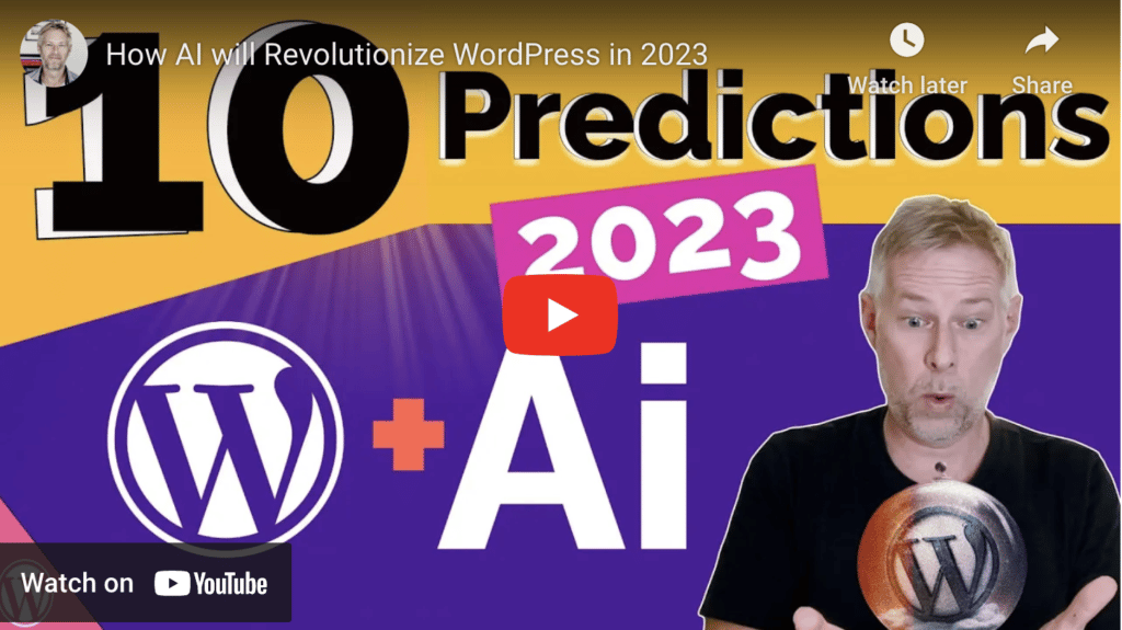 How AI will Revolutionize WordPress in 2023 5