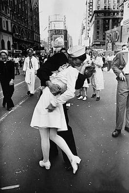 V-J Day in Times Square" by Alfred Eisenstaedt